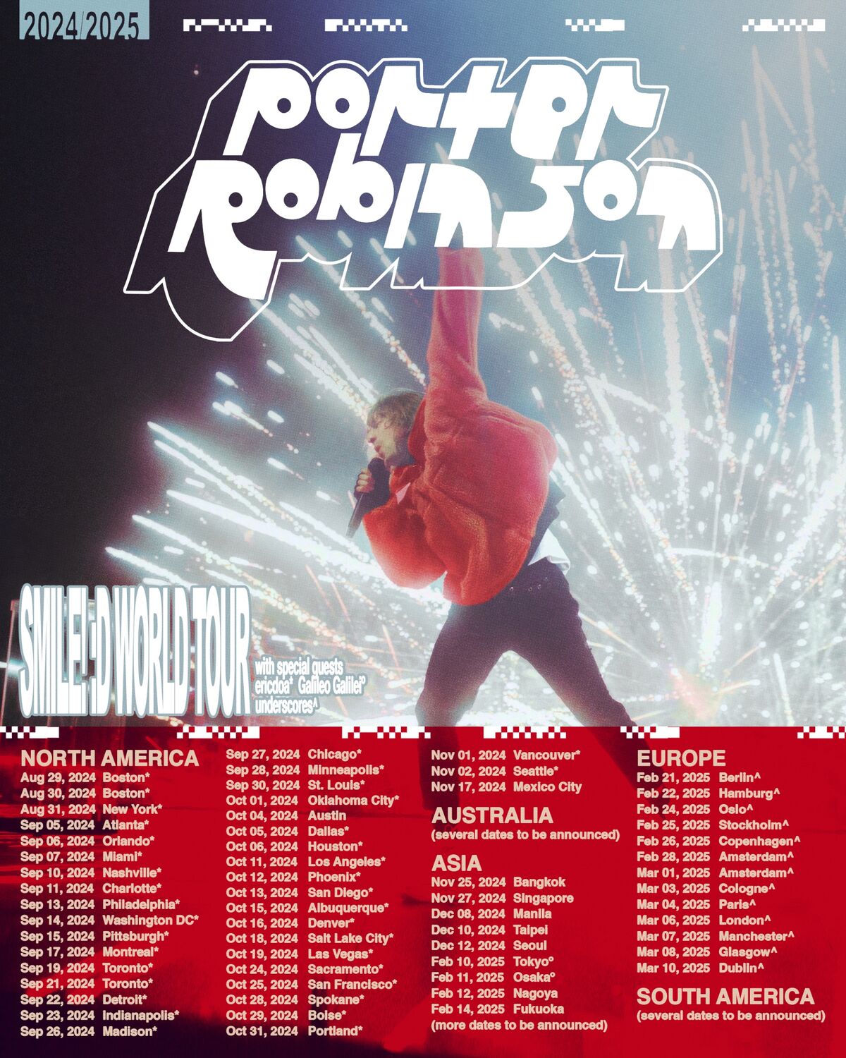 2025 LIVE REPO 3rd. Porter Robinson SMILE! :D World Tour in