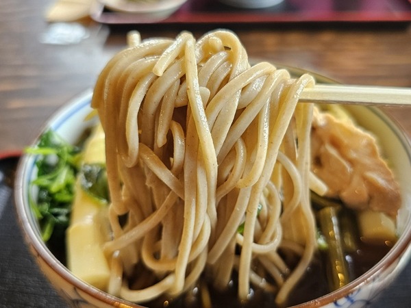 のど越しのいい蕎麦。