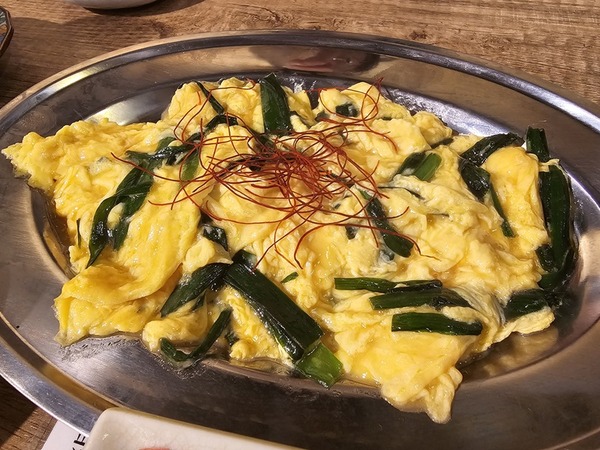ニラ玉子焼き