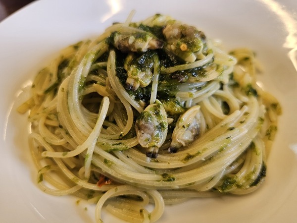 浜名湖産生海苔のボンゴレビアンコ