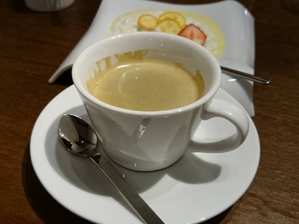 最後にコーヒー。