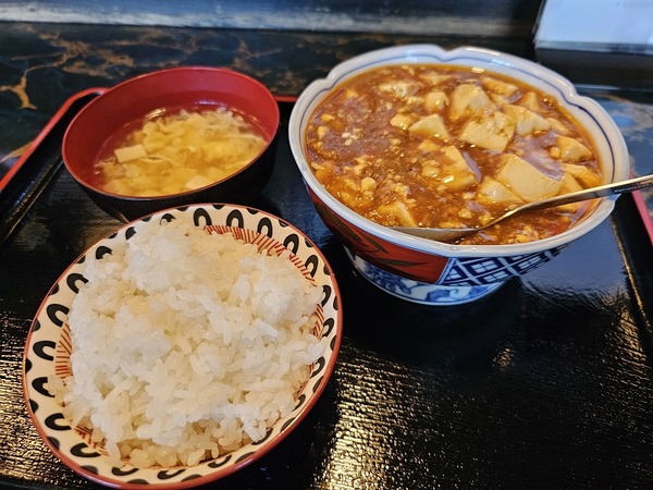 麻婆とライス