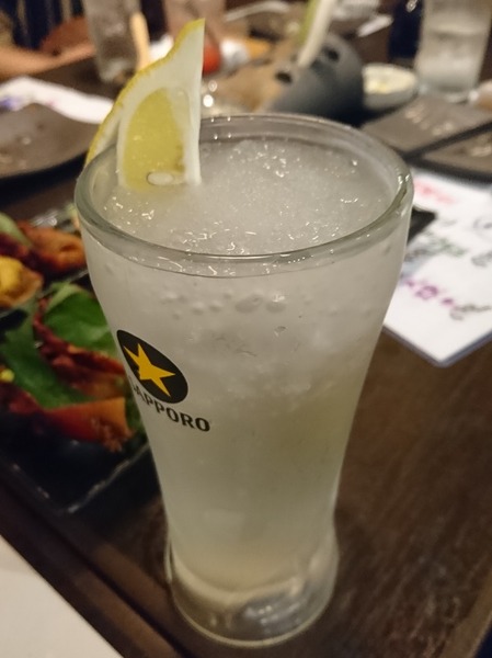 樹氷レモンサワー。