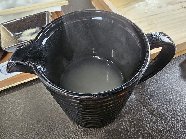 そば湯も美味しい!