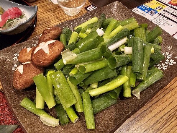 と、ネギ。