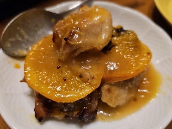 チキンのオレンジソース