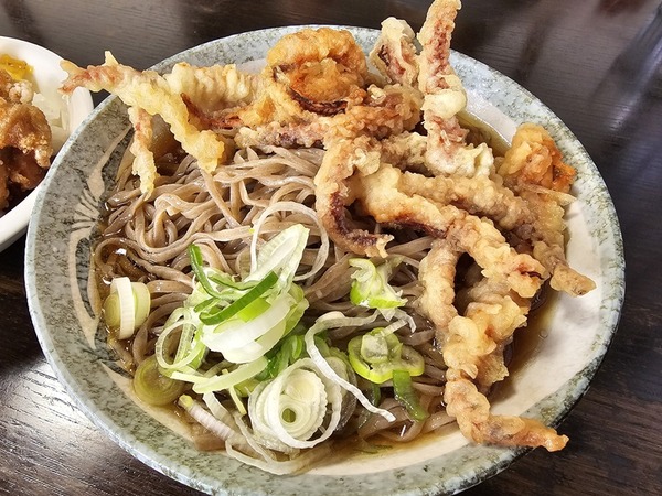 日替わり、ゲソ天