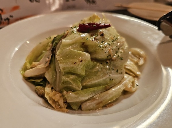 アンチョビキャベツ