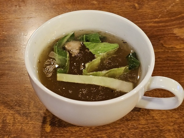 熱々のスープ