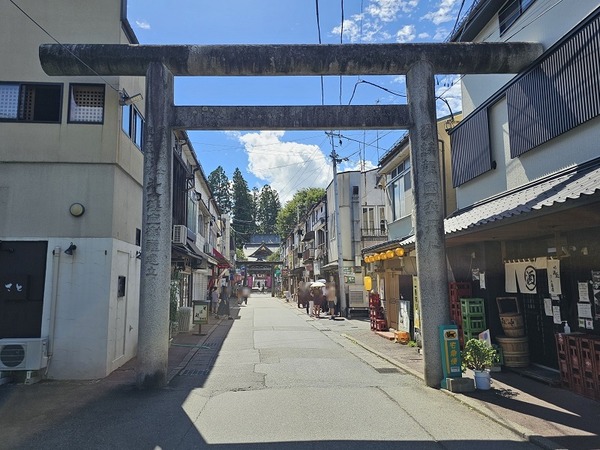 参道なんですね