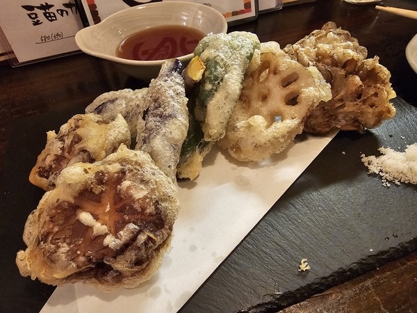 天婦羅盛り合わせ