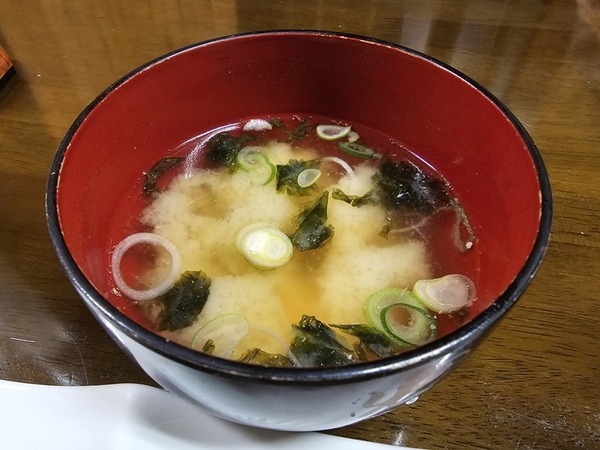 海老の味噌汁
