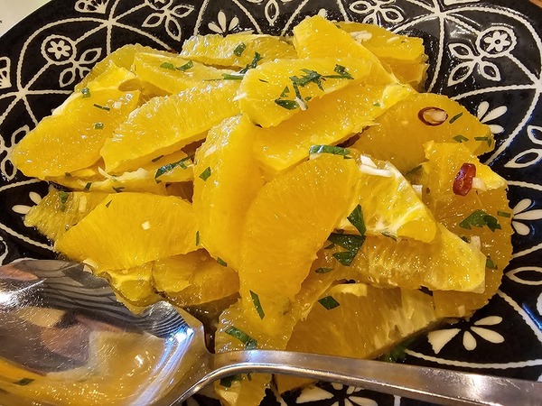 オレンジのサラダ