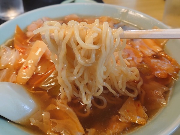 材木亭の麺