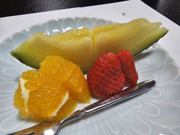 最後はやっぱりフルーツで。