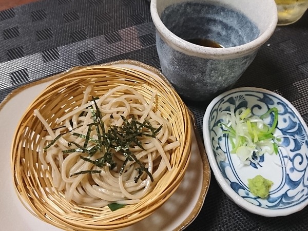 〆のお蕎麦。