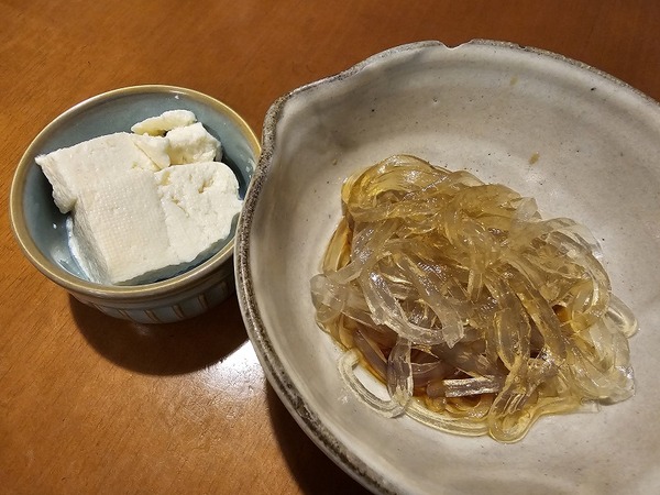 ところてんと木綿