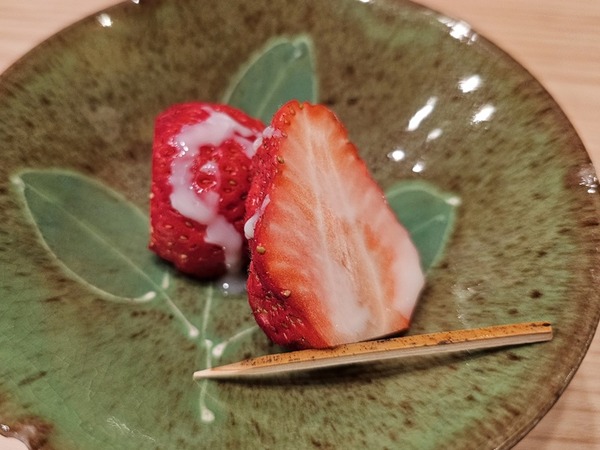 デザートはいちご