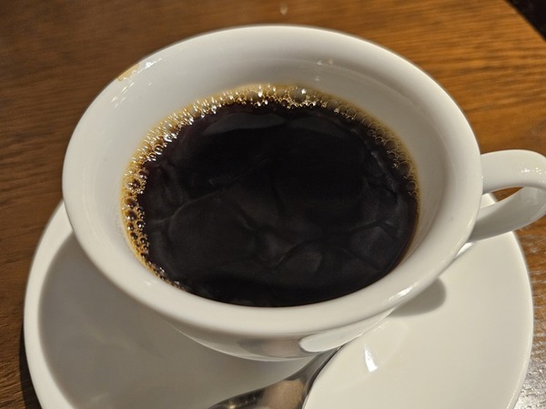 食後にコーヒー。
