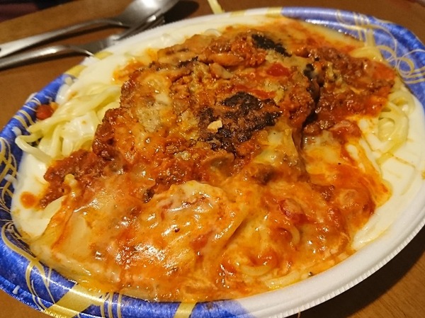 ハンバーグのチーズ焼きグラタン