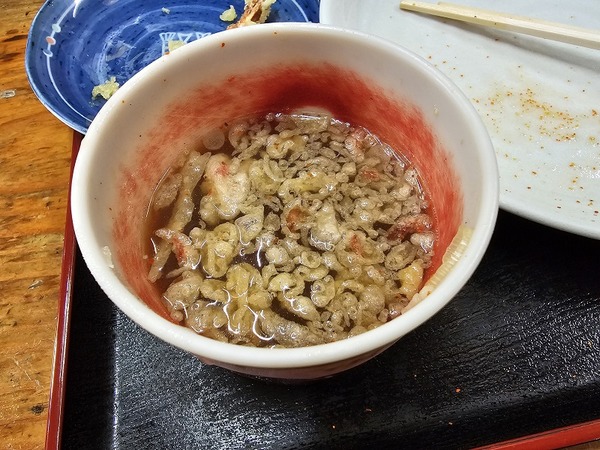 最後にそば湯。