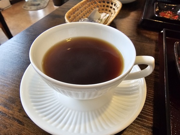 サービスのコーヒー