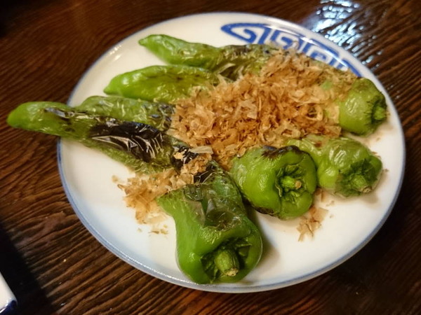 おっきいししとう焼き。