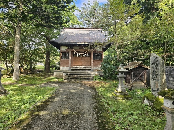 参道から