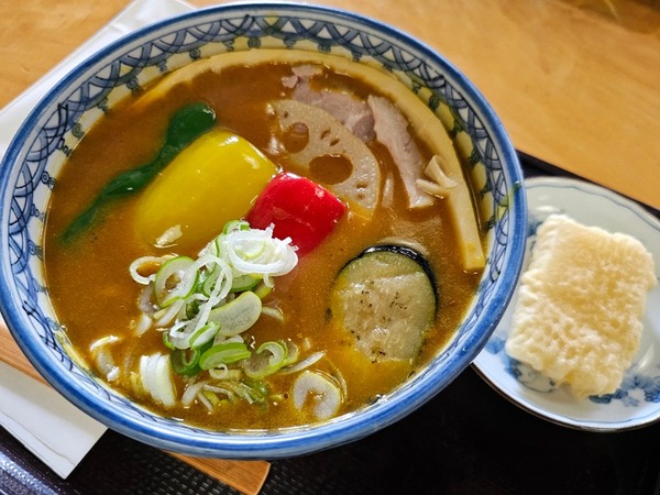 カレーラーメンとお餅