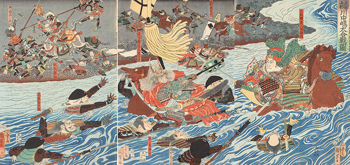 61_歌川国芳 作「武田上杉川中島大合戦」