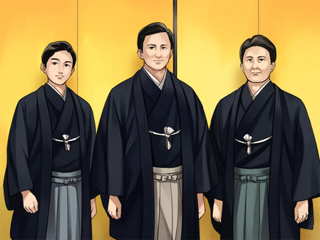 八代目市川染五郎、十代目松本幸四郎、二代目松本白鸚
