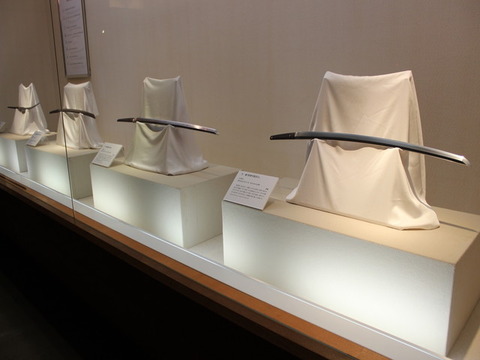 70_大多喜城刀剣展示風景