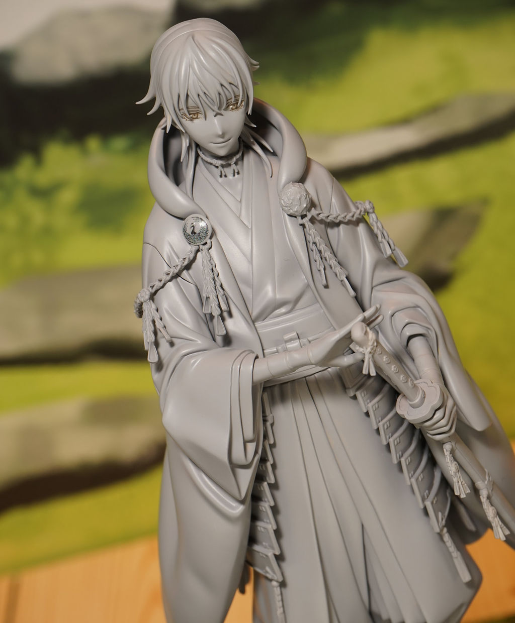 ワンフェス15夏 オランジュ ルージュ 刀剣乱舞 Online 鶴丸国永 1 8スケールフィギュア 制作決定 原型公開 刀剣乱舞 とうらぶ グッズ フィギュア新作予約情報
