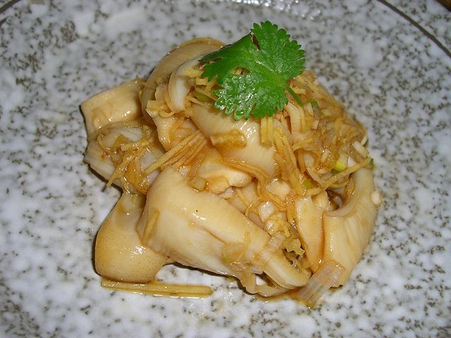 ミルクイ みる貝の中華風和え物 の紹介です 大峯食堂のブログ