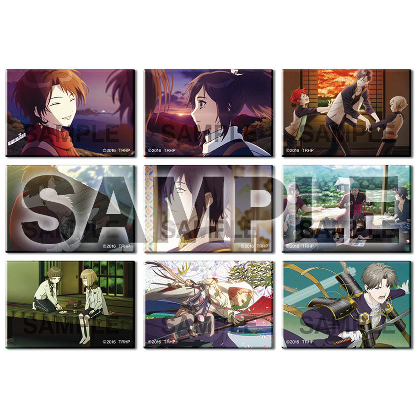 刀剣乱舞花丸 ed缶バッジ まとめ売り 刀剣乱舞-花丸- エンディング スクエア缶バッジコレクション 第1弾