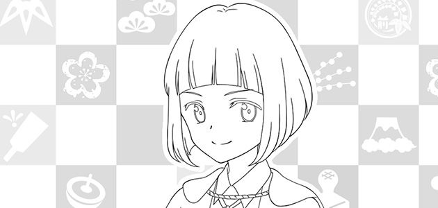 刀剣乱舞 アニメ 花丸 の塗り絵年賀状 47種類 が販売開始 とうらぶ速報 刀剣乱舞まとめブログ