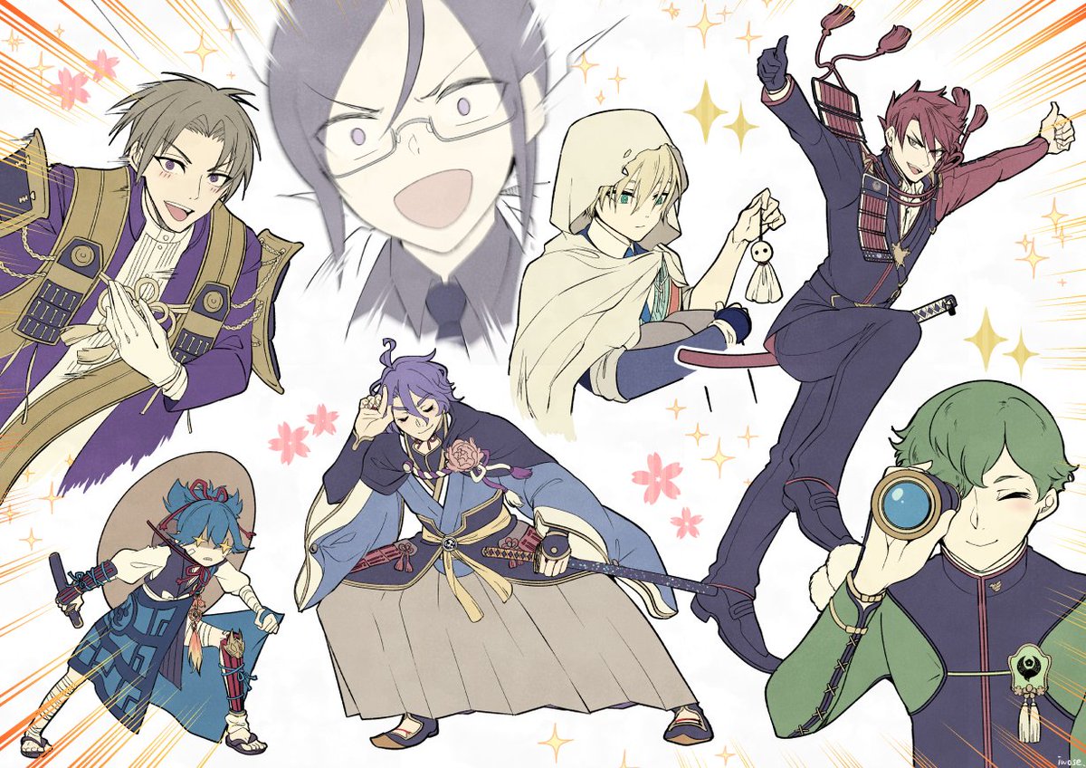 刀剣乱舞 わくわく本丸 大包平 鶯丸 山姥切 歌仙 小夜 長谷部