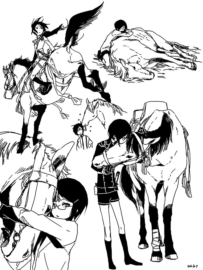 刀剣乱舞 馬とイチャイチャする薬研くん とある審神者 とうらぶ速報 刀剣乱舞まとめブログ 刀剣乱舞 馬とイチャイチャする薬研くん とある審神者 とうらぶ速報 刀剣乱舞まとめブログ