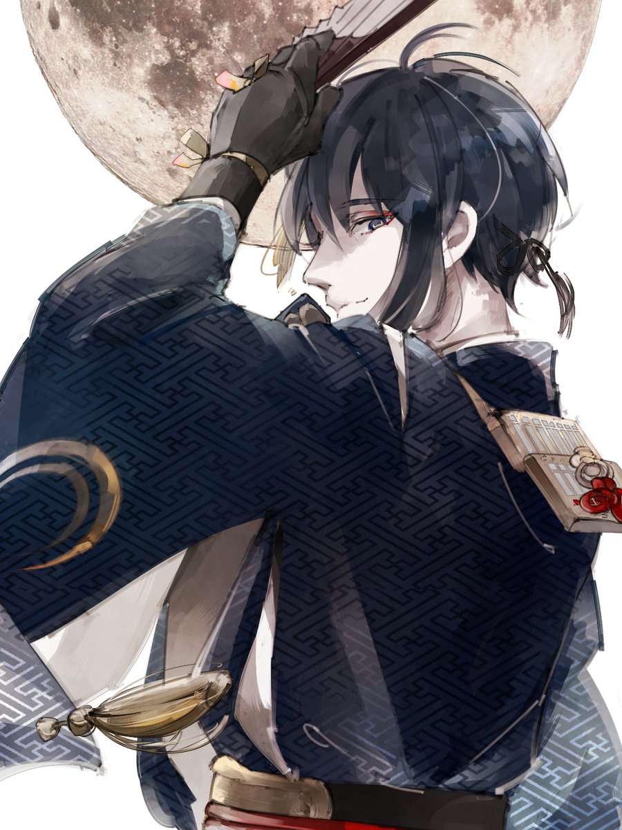 刀剣乱舞 とある審神者の三日月宗近イラスト とうらぶ速報 刀剣乱舞まとめブログ