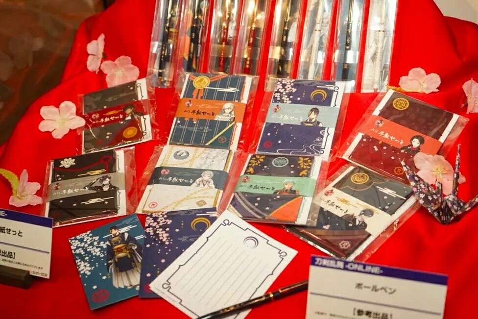 刀剣乱舞 キャラホビ15で みに手紙せっと ボールペン が展示されてるぞおおおお とうらぶ速報 刀剣乱舞まとめブログ