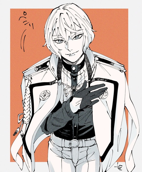 刀剣乱舞 とある審神者の髭切イラスト とうらぶ速報 刀剣乱舞まとめブログ