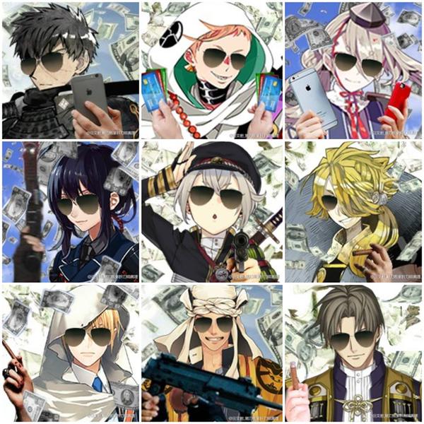 刀剣乱舞 刀剣たちをマフィアにしてみたｗｗｗ とある審神者 とうらぶ速報 刀剣乱舞まとめブログ