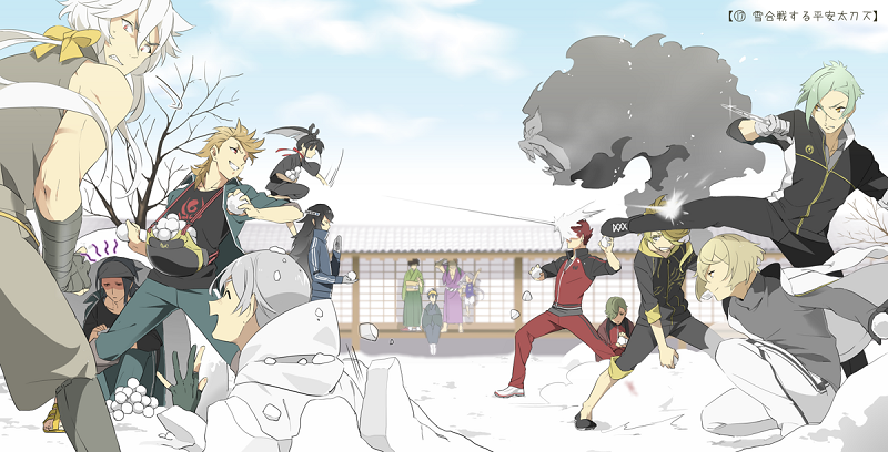 刀剣乱舞 雪合戦する平安太刀 とある審神者 とうらぶ速報 刀剣乱舞まとめブログ