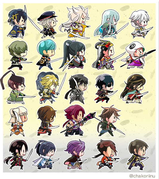 刀剣乱舞 刀剣男士たちを 刀装 風のイラストにしてみた とうらぶ速報 刀剣乱舞まとめブログ 刀剣乱舞 刀剣男士たちを 刀装 風のイラストにしてみた とうらぶ速報 刀剣乱舞まとめブログ