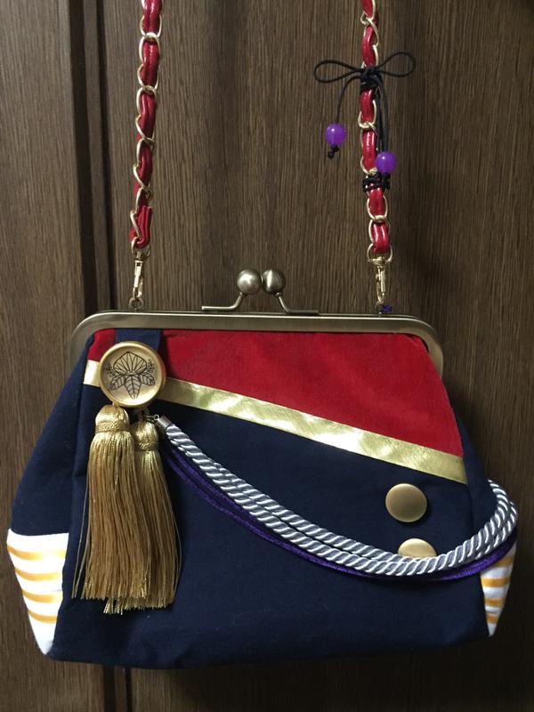 刀剣乱舞 一期一振をイメージした がま口鞄 がステキすぎるうううう とうらぶ速報 刀剣乱舞まとめブログ 刀剣乱舞 一期一振をイメージした がま口鞄 がステキすぎるうううう とうらぶ速報 刀剣乱舞まとめブログ