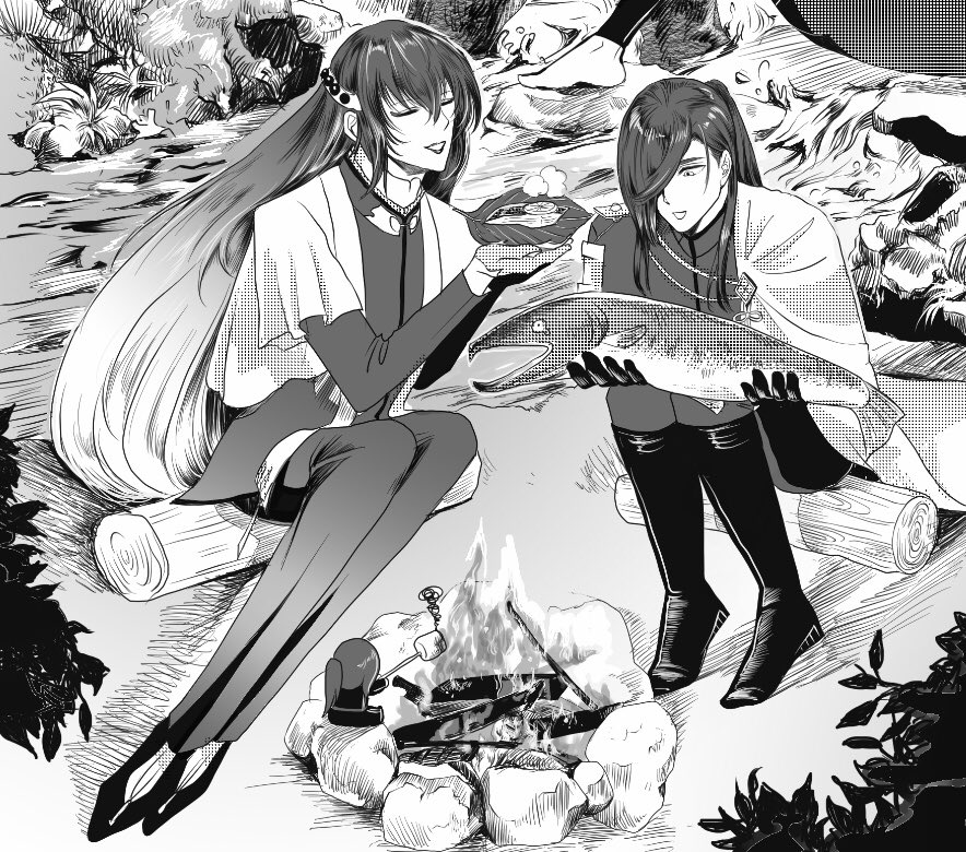 刀剣乱舞 青江と数珠丸さんの今日の食事 とある審神者 とうらぶ速報 刀剣乱舞まとめブログ