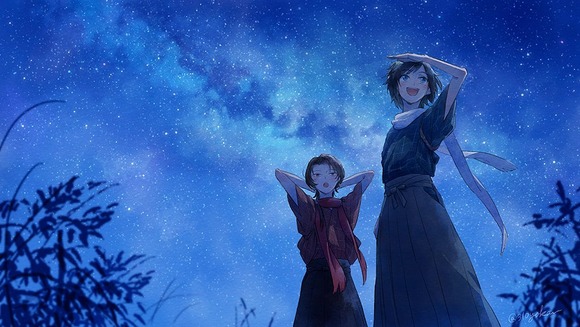 刀剣乱舞 夜空を見上げる沖田組 とある審神者 とうらぶ速報 刀剣乱舞まとめブログ 刀剣乱舞 夜空を見上げる沖田組 とある審神者 とうらぶ速報 刀剣乱舞まとめブログ