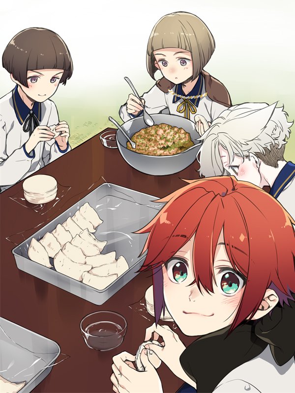 刀剣乱舞 餃子を作る短刀ちゃん達 前田 平野 五虎退 信濃 とある審神者 とうらぶ速報 刀剣乱舞まとめブログ 刀剣乱舞 餃子を作る短刀ちゃん達 前田 平野 五虎退 信濃 とある審神者 とうらぶ速報 刀剣乱舞まとめブログ