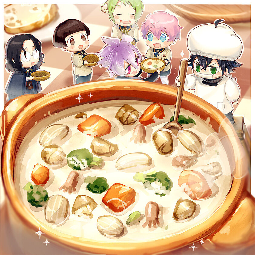 刀剣乱舞 シチューを作る水心子 清磨 秋田 毛利 平野 南海 とある審神者 とうらぶ速報 刀剣乱舞まとめブログ