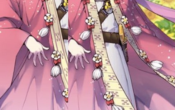 とうらぶ速報~刀剣乱舞まとめブログ~【刀剣乱舞】「北谷菜切」の一部デザイン変更場所は”ミンサー織り”の所!!コメントコメントする